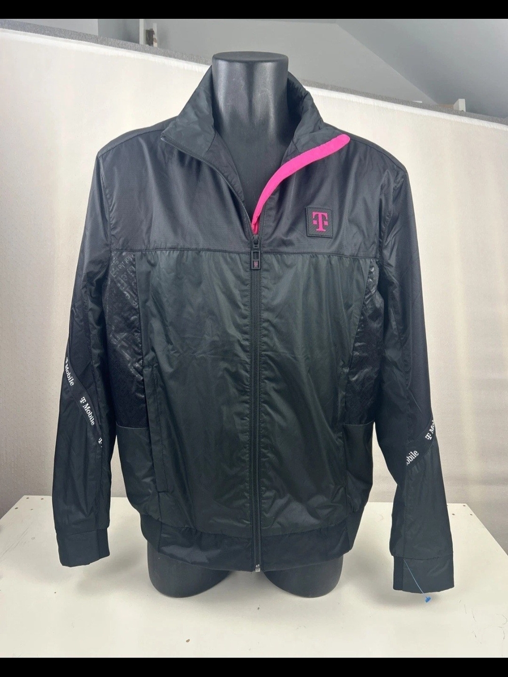 TMobile Black & Pink Lightweight Jacket